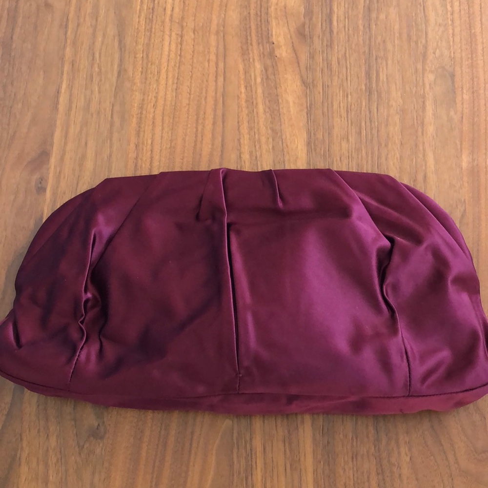 Red Satin Clutch Bag • Club Monaco